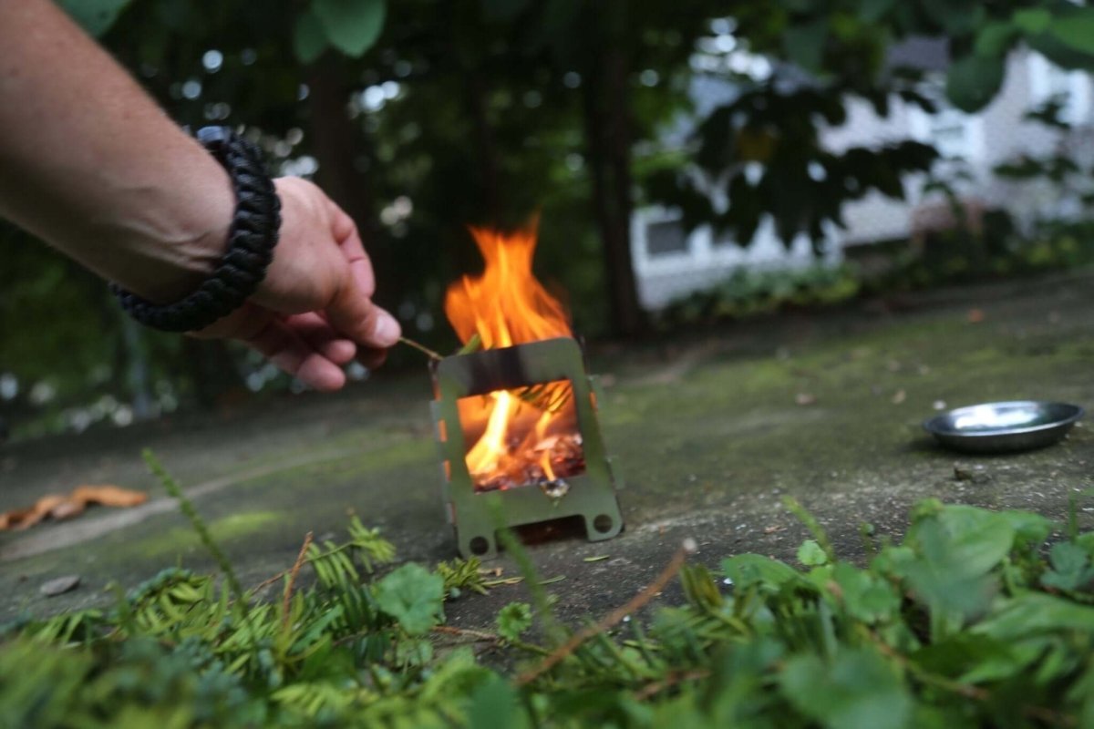 Survival Stove - Portable Mini Wood Burning by QUICKSURVIVE