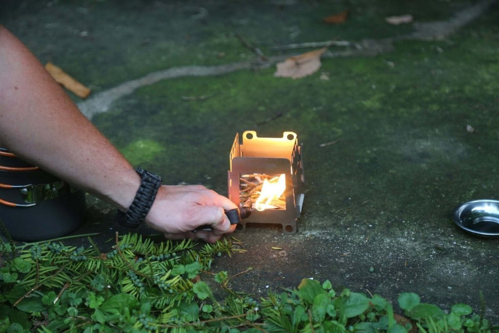 Survival Stove - Portable Mini Wood Burning by QUICKSURVIVE